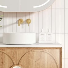 Laguna MKII 900mm Wall Hung Single Vanity with Solid Surface Countertop